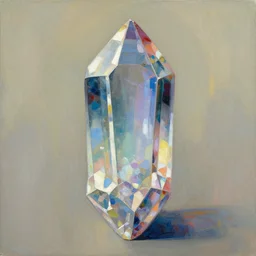 a painterly stylized crystal! by james gilleard