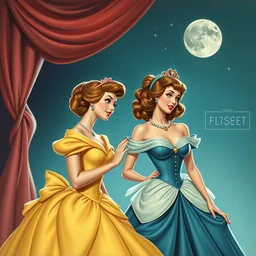 disney princess by gil elvgren and olivia de berardinis and fritz willis