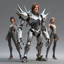 highly detailed john lennon with spikes, limbs by alex gray, android jones, karol bak, ayami kojima, artgerm, concept art, sharp angles, robot, 3 d, octane render, 8 k, unreal engine