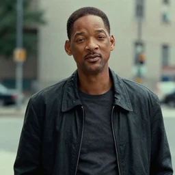 A still of Will Smith as Niko Bellic (2008), photo, 35mm, sharpen filter