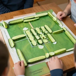 a game of cucumber connect four