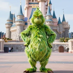 1 9 8 0 s photograph of the grinch at disneyworld