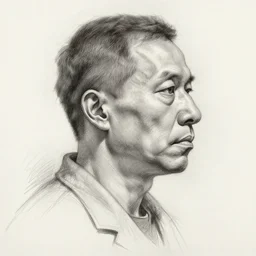 a realistic yet scraggly portrait sketch of the side profile of a stern and sophisticated george michael, trending on artstation, intricate details, in the style of frank auerbach, in the style of sergio aragones, in the style of martin ansin, in the style of david aja, in the style of mattias adolfsson