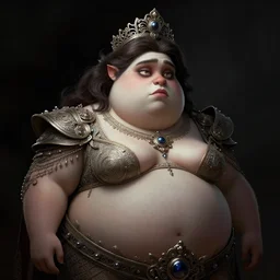 a portrait of humanization of gloria from madagascar, fat, grim - lighting, high - contrast, intricate, elegant, highly detailed, digital painting, artstation, concept art, smooth, sharp focus, illustration