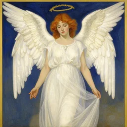 beautiful angel by mucha