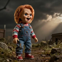 chucky doll screaming at george rr martin