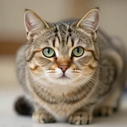 a feline chinchilla - cat - hybrid. animal photography,