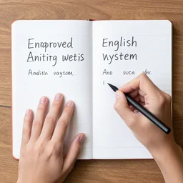 improved english writing system