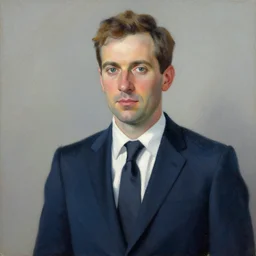 pepe in business suit, by jean baptiste monge, acrilic paint