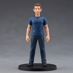 Mark Zuckerberg, An anime Nendoroid of Mark Zuckerberg, figurine, detailed product photo