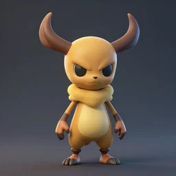 an evil ditto, concept art, trending on artstation 3D.
