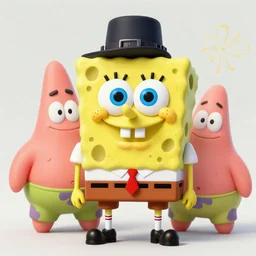 amazing portrait of gangster spongebob with thug patrick the star, deiv calviz, splash art, natural light, elegant, intricate, fantasy, atmospheric lighting, by greg rutkowski, league of legends splash art, hd wallpaper, ultra high details