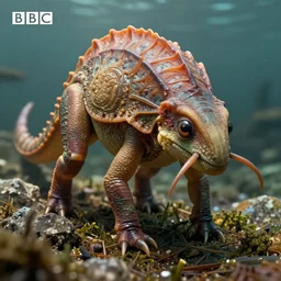 croissant tardigrade, highly detailed, BBC planet earth documentary