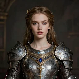 Alchemy Imperial Princess knight gothic girl. By Konstantin Razumov, highly detailded