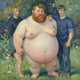 they told you too fat, gerald brom, paul signac, trending on artstation,