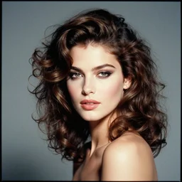 an award winning cooke 8 5 mm f / 1. 2 lens portrait photograph of a beautiful glamorous young woman with hair curling in arabesque forms shot by annie leibovitz, lomography color 4 0 0 film stock, cinematic studio lighting,