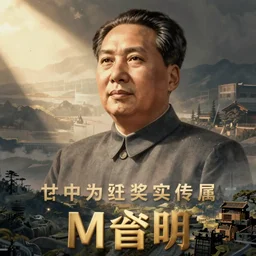 meow zedong propaganda poster