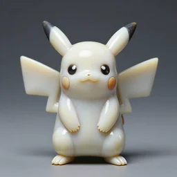 an antique ivory netsuke of pokemon character