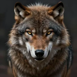 wolverine as a wolf, concept art, detailed face, fantasy, highly detailed, cinematic lighting, digital art painting by greg rutkowski