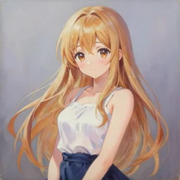 CSP oil painting of a beautiful pretty pure kawaii cute lovely innocent elegant hot nice sweet girly feminine long hair anime waifu sister girl Trending on Pixiv