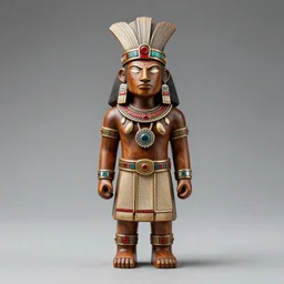 burna boy as a tribal chief figurine, detailed product photo,