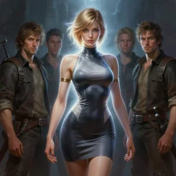 painting of tracer in a skintight dress, by dan hillier and charlie bowater and pieter claesz 4 k post - processing highly detailed, trending on artstation, cinematic lightning, volumetric lightning, highly detailed, extreme detail, full details, - s 1 5 0