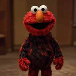 here is elmo in the shining mo vie