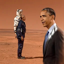 obama on mars