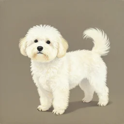 dog 、 painting by yoji shinkawa