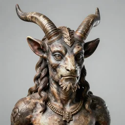 portrait of a Satyr in the style of stefan kostic, flickr, realistic photo, sharp focus, 8k high definition, insanely detailed, intricate, elegant