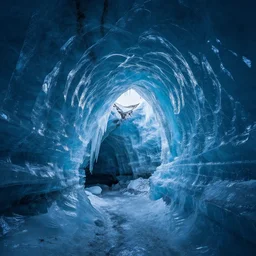 landscape photograpy by iurie belegurschi, ice cave, blue, beautiful