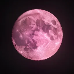 a pink moon