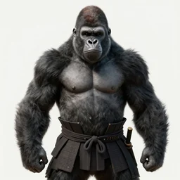 a gorilla that is a samurai