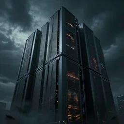 detailed server world, beautiful dramatic moody lighting, cinematic atmosphere, dramatic sky, establishing shot, low angel, Octane render, 8K, by ridley scott, david fincher, Jean Giraud, Alex Grey, Zdzislaw Beksiński, Dan Mumford, Patiphan Sottiwilaiphong