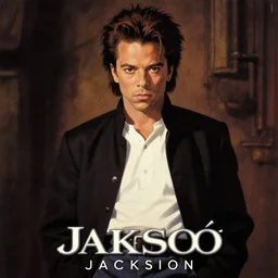 studio ghibli movie poster of a michael jacksoj biopic 1 9 9 5