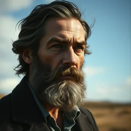 medium shot of a typical character in the style of jeremy lipkin