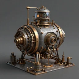 3d digital art inspired by the game factorio, steampunk art, trending on artstation
