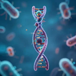 bacteria DNA biology stock image CRISPR