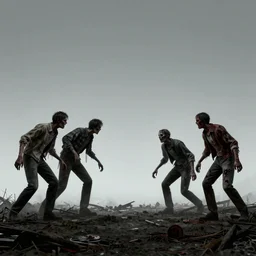 minimalist dead space, battling zombies, high fidelity, highly detailed, gruesome