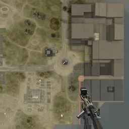 the layout of a csgo map, dev textures, blockout