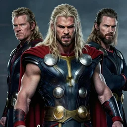 a highly detailed terrifying portrait of thor odinson, james gurney, james jean