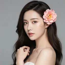 beautiful flower woman android