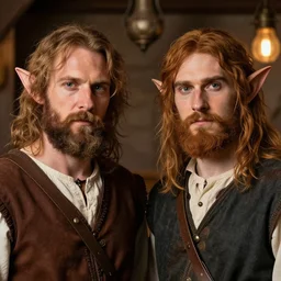 d & d halfling bard, tavern background, closeup portrait art by donato giancola and greg rutkowski, symmetry!!