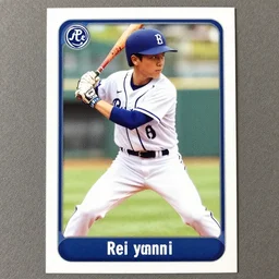 rei ayanami baseball card