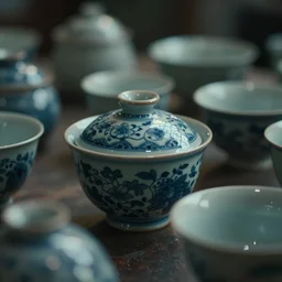 studies of shino ceramics, bokeh, cinematic, color grading, macro view, megapixel, floodlight, moody lighting, cinematic lighting, global illumination, ray tracing reflections
