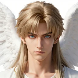 highly detailed picture of great angel, manga, perfectly face, highly detailed, masterpiece, artstation, golden ratio, fantastic, perfect intricate highly detailed, detailed, painting by akira, masashi kishimoto,, digital lines, 8 k