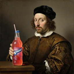 a painting of the Koolaid meme by Agnolo Bronzino