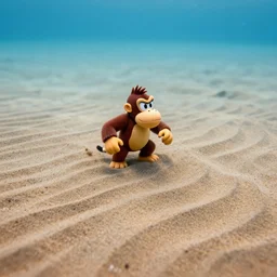 professional underwater beach photo similar to level of donkey kong country, by discovery magazine, micro sand waves, real life, photorealistic, soft focus, long exposure