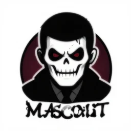 a freaky serial killer masochist, digital art, iconic icon, 2 d vector logo, cartoon, t - shirt design