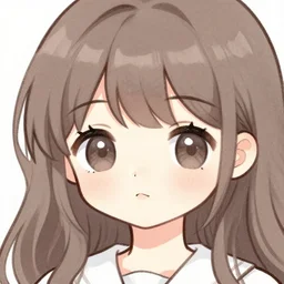 detailed illustration of a kawaii girl, ash brown hair 8 k, by hethe srodawa